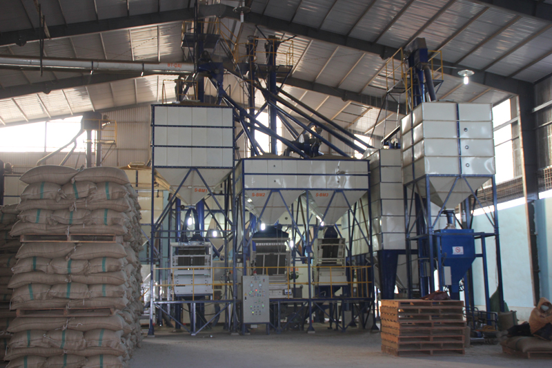 Nhà máy sơ chế cà phê xuất khẩu do DNCK-CĐ Viethien thiết kế và thi công